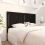 VidaXL (black, 145.5 x 4 x 100 cm) vidaXL Bed Headboard Home Bedroom Decorative Bed Header Panel Solid Wood Pine 4