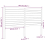 VidaXL (white, 141 x 4 x 100 cm) vidaXL Bed Headboard Home Bedroom Decorative Bed Header Panel Solid Wood Pine 7