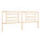 VidaXL (brown, 206 x 4 x 100 cm) vidaXL Bed Headboard Bedroom Bed Header Decorative Headboard Solid Wood Pine 3