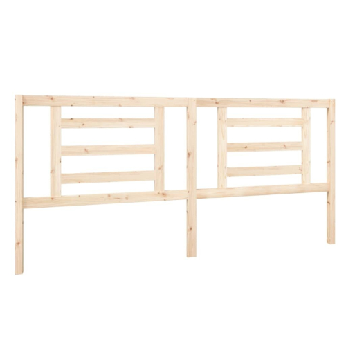 VidaXL (brown, 206 x 4 x 100 cm) vidaXL Bed Headboard Bedroom Bed Header Decorative Headboard Solid Wood Pine 2