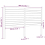 VidaXL (white, 206 x 4 x 100 cm) vidaXL Bed Headboard Home Bedroom Decorative Bed Header Panel Solid Wood Pine 7