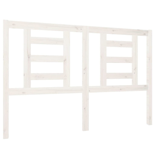 VidaXL (white, 146 x 4 x 100 cm) vidaXL Bed Headboard Bedroom Bed Header Decorative Headboard Solid Wood Pine 2