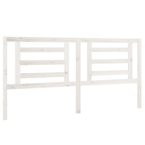 VidaXL (white, 186 x 4 x 100 cm) vidaXL Bed Headboard Bedroom Bed Header Decorative Headboard Solid Wood Pine 2