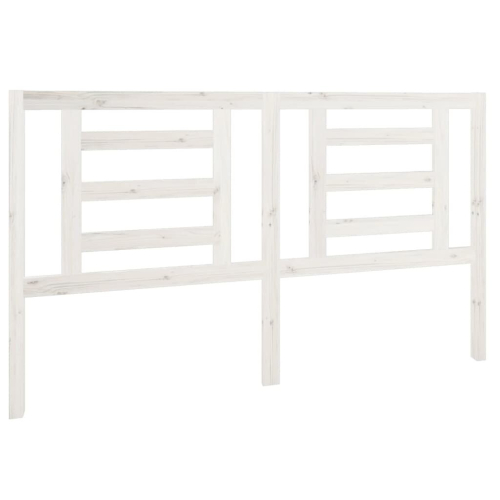 VidaXL (white, 166 x 4 x 100 cm) vidaXL Bed Headboard Bedroom Bed Header Decorative Headboard Solid Wood Pine 2