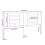 VidaXL (brown, 166 x 4 x 100 cm) vidaXL Bed Headboard Bedroom Bed Header Decorative Headboard Solid Wood Pine 7