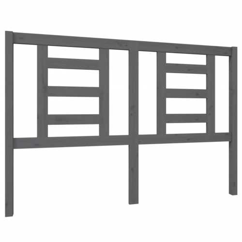 VidaXL (grey, 146 x 4 x 100 cm) vidaXL Bed Headboard Bedroom Bed Header Decorative Headboard Solid Wood Pine 2