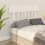 VidaXL (white, 143.5 x 3 x 81 cm) vidaXL Solid Wood Pine Bed Headboard Home Bed Header Multi Colours Multi Sizes 6