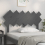 VidaXL (grey, 132 x 3 x 81 cm) vidaXL Bed Headboard Home Bedroom Decorative Bed Header Panel Solid Wood Pine 4