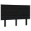 VidaXL (black, 124 x 6 x 82.5 cm) vidaXL Bed Headboard Home Bedroom Decorative Bed Header Panel Solid Wood Pine 3