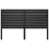 VidaXL (black, 186 x 4 x 100 cm) vidaXL Bed Headboard Home Bedroom Decorative Bed Header Panel Solid Wood Pine 4