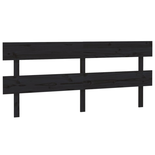 VidaXL (black, 184 x 3 x 81 cm) vidaXL Solid Wood Pine Bed Headboard Wooden Bed Header Multi Colours/Sizes 2