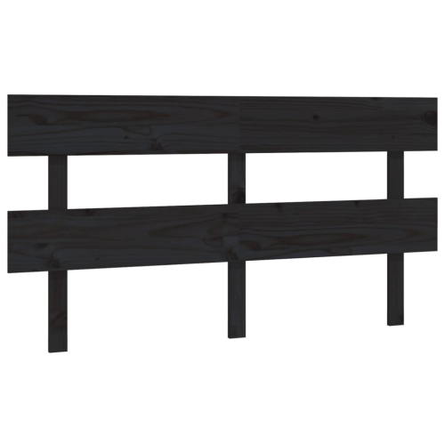 VidaXL (black, 164 x 3 x 81 cm) vidaXL Solid Wood Pine Bed Headboard Wooden Bed Header Multi Colours/Sizes 2
