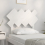 VidaXL (white, 92 x 3 x 81 cm) vidaXL Bed Headboard Home Bedroom Decorative Bed Header Panel Solid Wood Pine 4