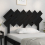 VidaXL (black, 122.5 x 3 x 80.5 cm) vidaXL Bed Headboard Home Bedroom Decorative Bed Header Panel Solid Wood Pine 4