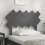 VidaXL (grey, 104 x 3 x 80.5 cm) vidaXL Bed Headboard Home Bedroom Decorative Bed Header Panel Solid Wood Pine 4