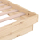 VidaXL (brown, 90 x 200 cm) vidaXL Solid Wood Pine Bed Frame Wooden Home Platform Bed Multi Colours/Sizes 9