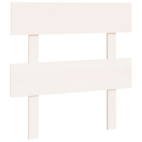 VidaXL (white, 93.5 x 3 x 81 cm) vidaXL Solid Wood Pine Bed Headboard Wooden Bed Header Multi Colours/Sizes 2