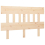 VidaXL (brown, 123.5 x 3 x 81 cm) vidaXL Solid Wood Pine Bed Headboard Home Bed Header Multi Colours Multi Sizes 3