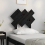 VidaXL (black, 72.5 x 3 x 81 cm) vidaXL Bed Headboard Home Bedroom Decorative Bed Header Panel Solid Wood Pine 4