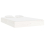 VidaXL vidaXL Bed Frame Bed Base Platform Bed White Solid Wood 150x200 cm King Size 4