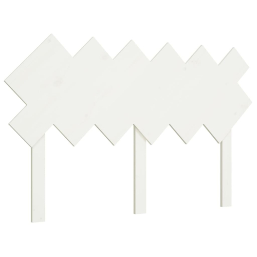 VidaXL (white, 132 x 3 x 81 cm) vidaXL Bed Headboard Home Bedroom Decorative Bed Header Panel Solid Wood Pine 2
