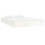 VidaXL vidaXL Solid Wood Bed Frame White 200x200 cm Bedroom Wooden Bedstead Bed Base 4