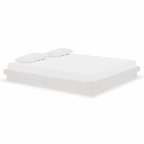 VidaXL (white, 180 x 200 cm) vidaXL Solid Wood Pine Bed Frame Wooden Home Platform Bed Multi Colours/Sizes 2