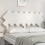 VidaXL (white, 141 x 3 x 80.5 cm) vidaXL Bed Headboard Home Bedroom Decorative Bed Header Panel Solid Wood Pine 4