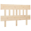 VidaXL (brown, 163.5 x 3 x 81 cm) vidaXL Solid Wood Pine Bed Headboard Home Bed Header Multi Colours Multi Sizes 3