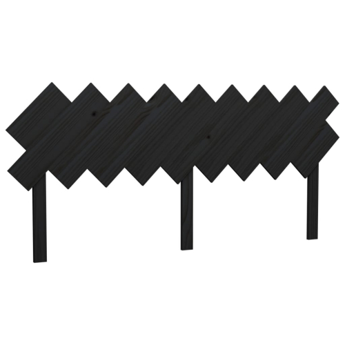 VidaXL (black, 178 x 3 x 80.5 cm) vidaXL Bed Headboard Home Bedroom Decorative Bed Header Panel Solid Wood Pine 2
