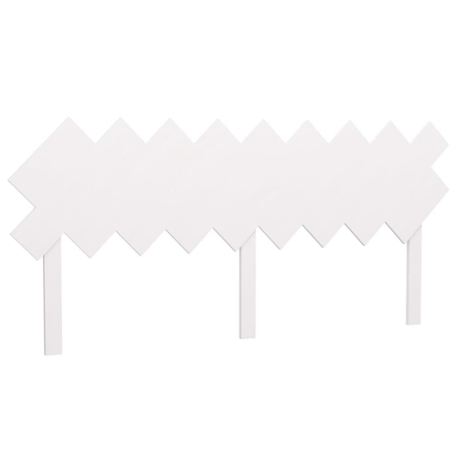 VidaXL (white, 178 x 3 x 80.5 cm) vidaXL Bed Headboard Home Bedroom Decorative Bed Header Panel Solid Wood Pine 2