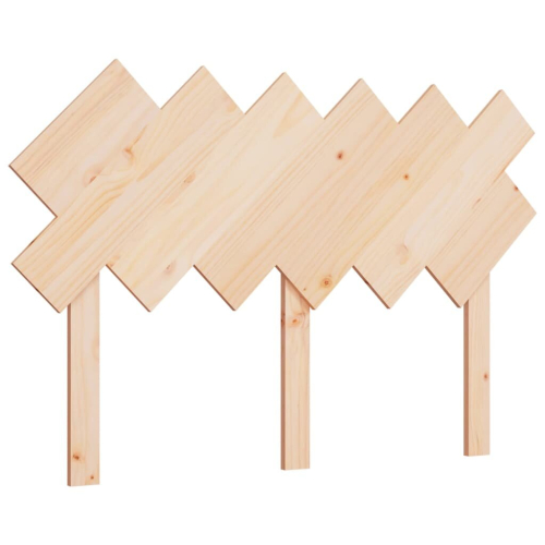 VidaXL (brown, 122.5 x 3 x 80.5 cm) vidaXL Bed Headboard Home Bedroom Decorative Bed Header Panel Solid Wood Pine 2
