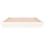 VidaXL (white, 120 x 190 cm) vidaXL LED Bed Frame Mattress Foundation Bedstead Platform Bed Base Solid Wood 7