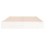 VidaXL vidaXL Solid Wood Bed Frame White 200x200 cm Bedroom Wooden Bedstead Bed Base 6