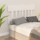 VidaXL (white, 123.5 x 3 x 81 cm) vidaXL Solid Wood Pine Bed Headboard Home Bed Header Multi Colours Multi Sizes 6