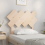 VidaXL (brown, 92 x 3 x 81 cm) vidaXL Bed Headboard Home Bedroom Decorative Bed Header Panel Solid Wood Pine 4