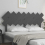 VidaXL (grey, 159.5 x 3 x 80.5 cm) vidaXL Bed Headboard Home Bedroom Decorative Bed Header Panel Solid Wood Pine 4