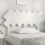 VidaXL (white, 122.5 x 3 x 80.5 cm) vidaXL Bed Headboard Home Bedroom Decorative Bed Header Panel Solid Wood Pine 4
