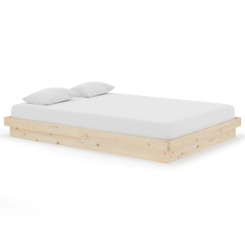 VidaXL (brown, 140 x 200 cm) vidaXL Solid Wood Pine Bed Frame Wooden Home Platform Bed Multi Colours/Sizes 2