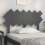 VidaXL (grey, 122.5 x 3 x 80.5 cm) vidaXL Bed Headboard Home Bedroom Decorative Bed Header Panel Solid Wood Pine 4