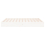 VidaXL vidaXL Solid Wood Bed Frame White 160x200 cm Bedroom Wooden Bedstead Bed Base 7