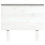 VidaXL (white, 94 x 6 x 82.5 cm) vidaXL Bed Headboard Home Bedroom Decorative Bed Header Panel Solid Wood Pine 4