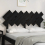 VidaXL (black, 141 x 3 x 80.5 cm) vidaXL Bed Headboard Home Bedroom Decorative Bed Header Panel Solid Wood Pine 4