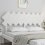 VidaXL (white, 159.5 x 3 x 80.5 cm) vidaXL Bed Headboard Home Bedroom Decorative Bed Header Panel Solid Wood Pine 4
