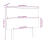 VidaXL (white, 94 x 6 x 82.5 cm) vidaXL Bed Headboard Home Bedroom Decorative Bed Header Panel Solid Wood Pine 5