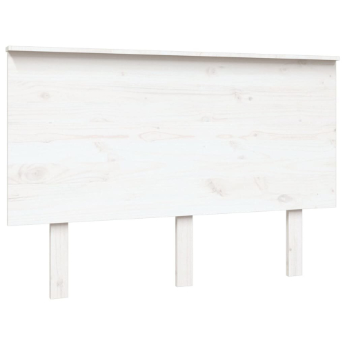 VidaXL (white, 124 x 6 x 82.5 cm) vidaXL Bed Headboard Home Bedroom Decorative Bed Header Panel Solid Wood Pine 2