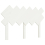 VidaXL (white, 122.5 x 3 x 80.5 cm) vidaXL Bed Headboard Home Bedroom Decorative Bed Header Panel Solid Wood Pine 3
