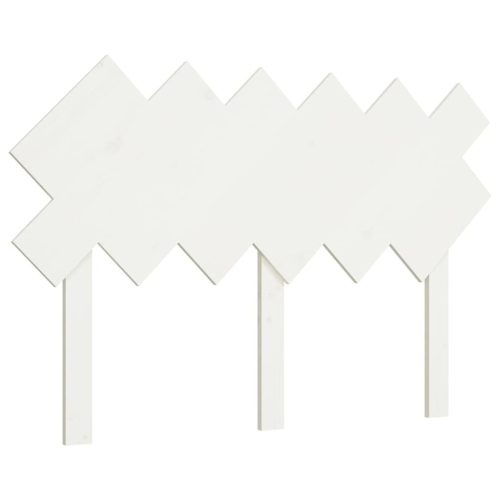 VidaXL (white, 122.5 x 3 x 80.5 cm) vidaXL Bed Headboard Home Bedroom Decorative Bed Header Panel Solid Wood Pine 2