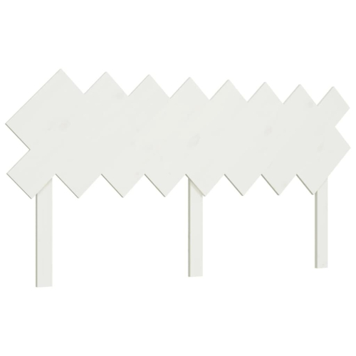VidaXL (white, 159.5 x 3 x 80.5 cm) vidaXL Bed Headboard Home Bedroom Decorative Bed Header Panel Solid Wood Pine 2