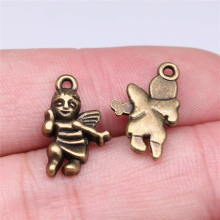 150pcs Charm 17x11mm Angel Charm Pendant Antique Bronze For Jewelry Making DIY Jewelry Findings
